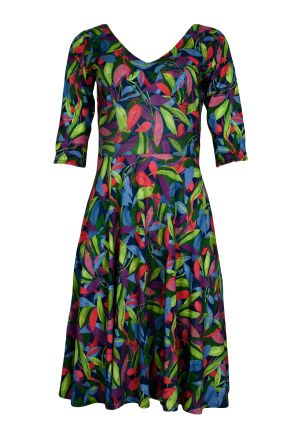 3/4 Sleeve Marilyn Dress Print SALE!: 1705 Small