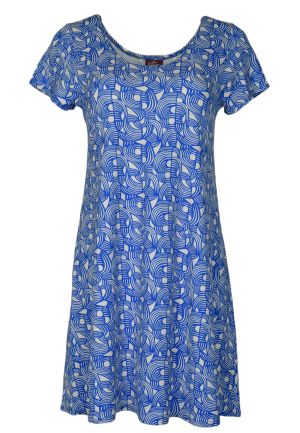 Lucy Cap Sleeve Print : 1905 Small