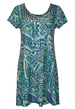 Lucy Cap Sleeve Print : 1929 Small