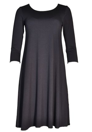 3/4 Sleeve Lexi Dress Print: 149 Black X-Small