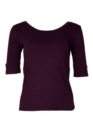 Ballet Tee Solid: Small 1762 Sangria