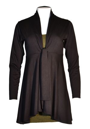 Lori Tie Jacket Print: 149 Black X-Small