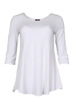 June Top Solid-Small-100 White