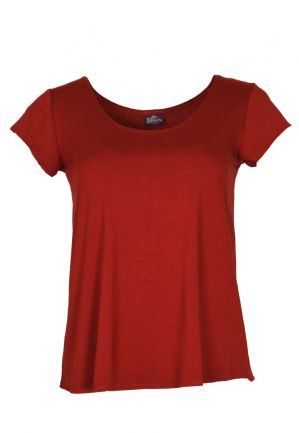 Cora Tee Solid: X-Large 1519 Rust