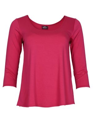 3/4 Sleeve Cora Top SALE! : 1763 Rose X-Small